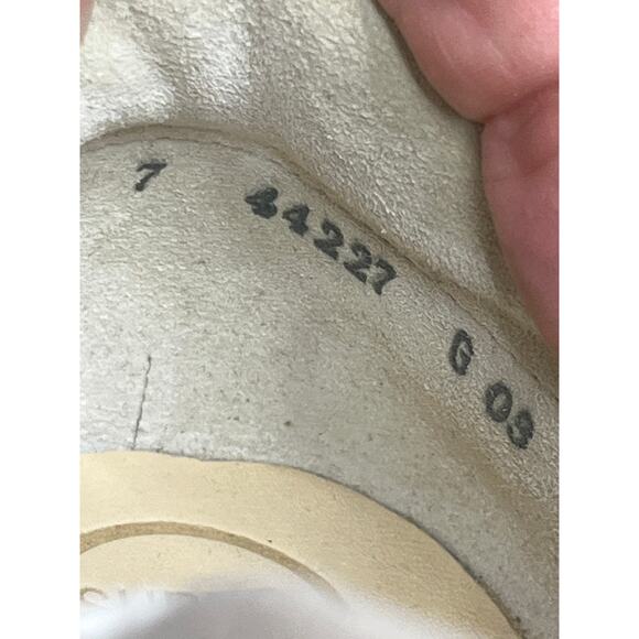 Paul Green Super Soft Leather Sneakers UK 7 ≈ US 9.5 Beige Metallic Suede - Picture 3 of 12